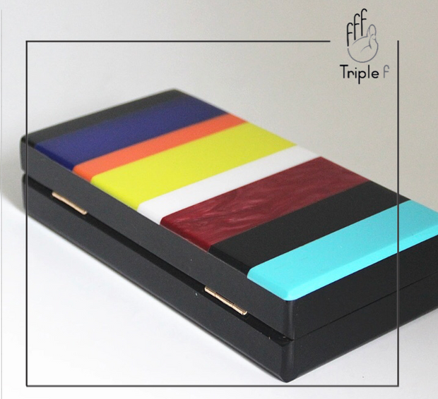 Colorful clutch
